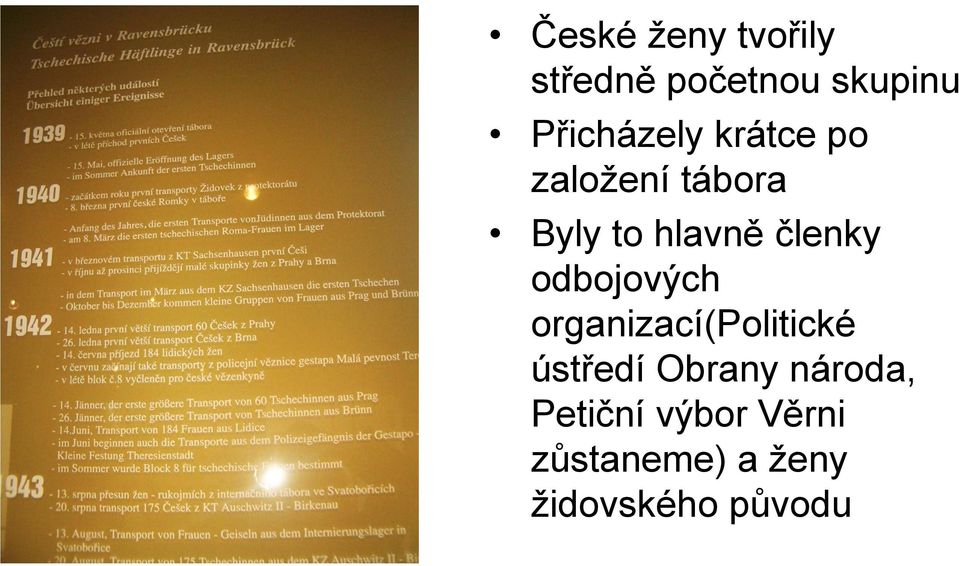 členky odbojových organizací(politické ústředí Obrany