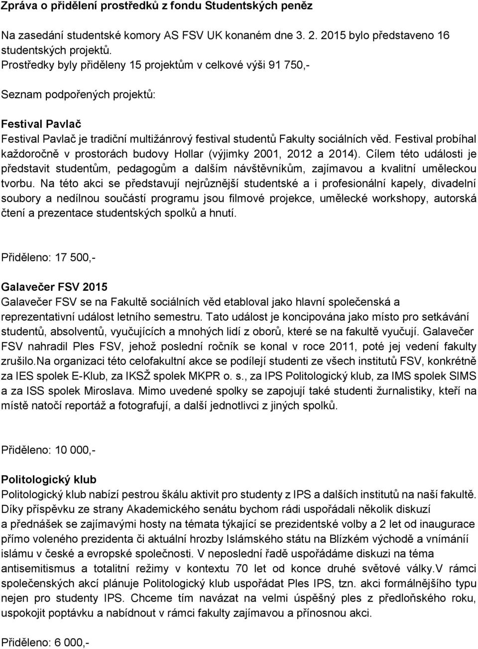 Festival probíhal každoročně v prostorách budovy Hollar (výjimky 2001, 2012 a 2014).