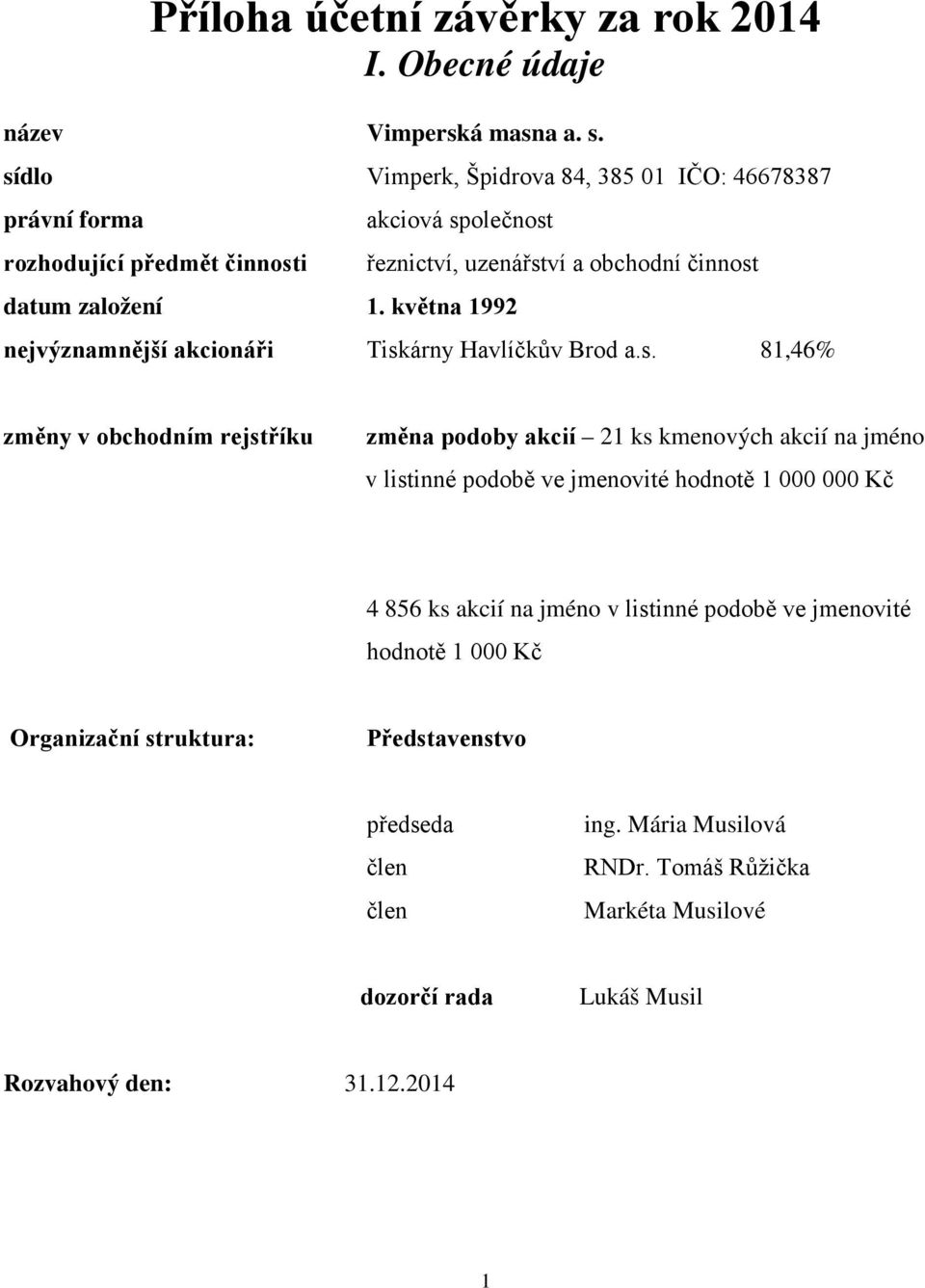 května 1992 řeznictví, uzenářst