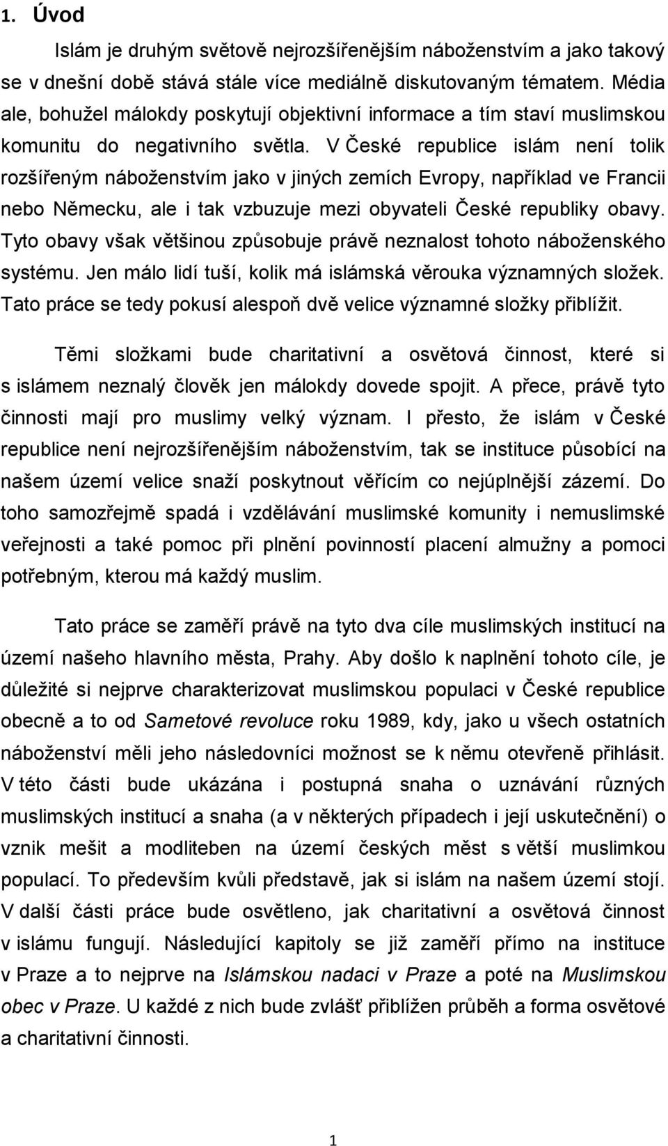 V České republice islám není tolik rozšířeným náboženstvím jako v jiných zemích Evropy, například ve Francii nebo Německu, ale i tak vzbuzuje mezi obyvateli České republiky obavy.