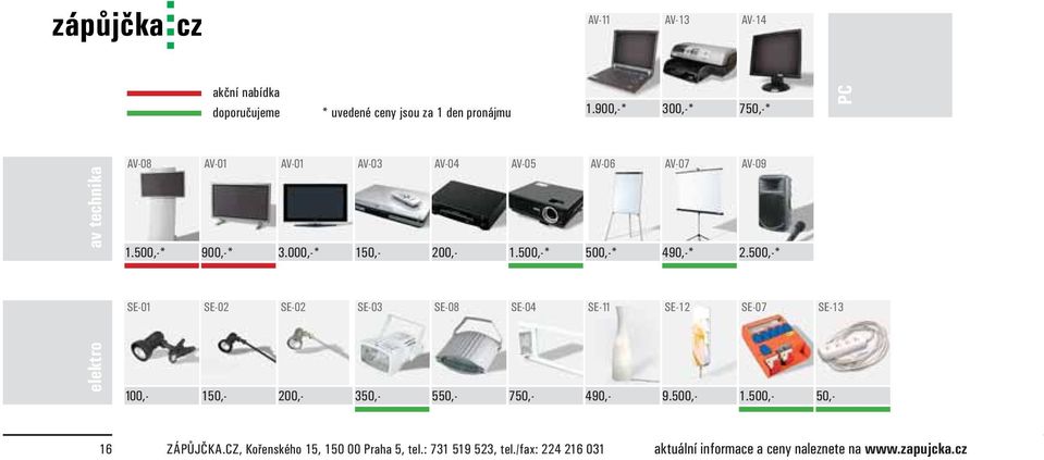 500,-* SE-01 SE-02 SE-02 SE-03 SE-08 SE-04 SE-11 SE-12 SE-07 SE-13 elektro 50,- 9.