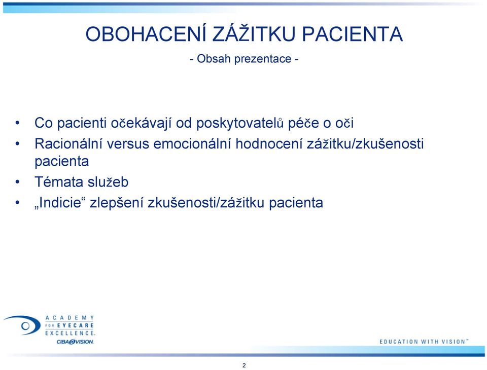 Racionální versus emocionální hodnocení