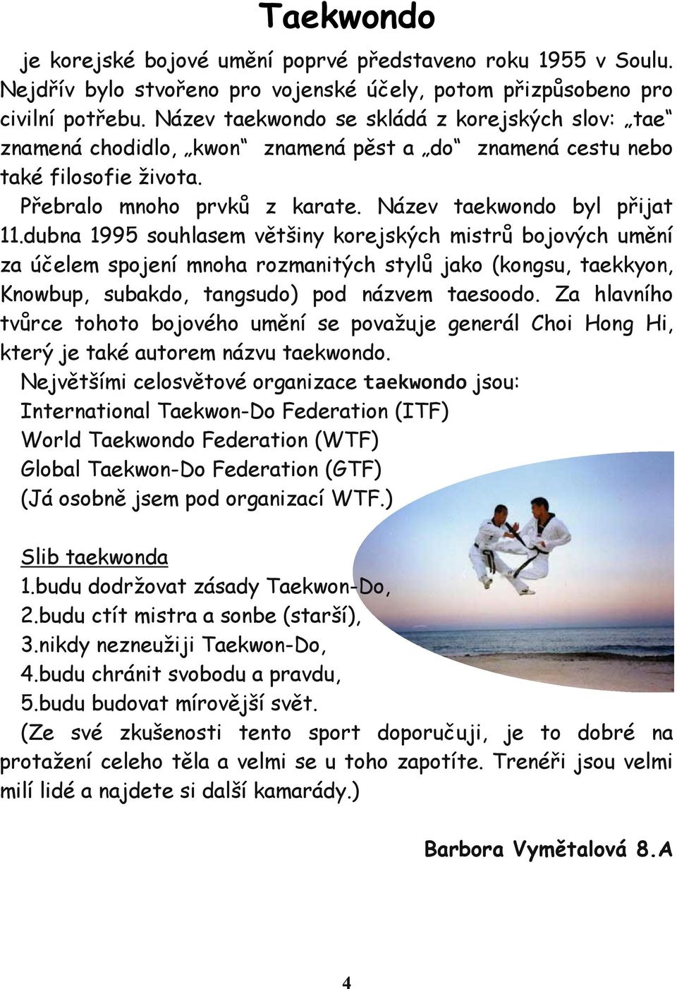 dubna 1995 souhlasem většiny korejských mistrů bojových umění za účelem spojení mnoha rozmanitých stylů jako (kongsu, taekkyon, Knowbup, subakdo, tangsudo) pod názvem taesoodo.