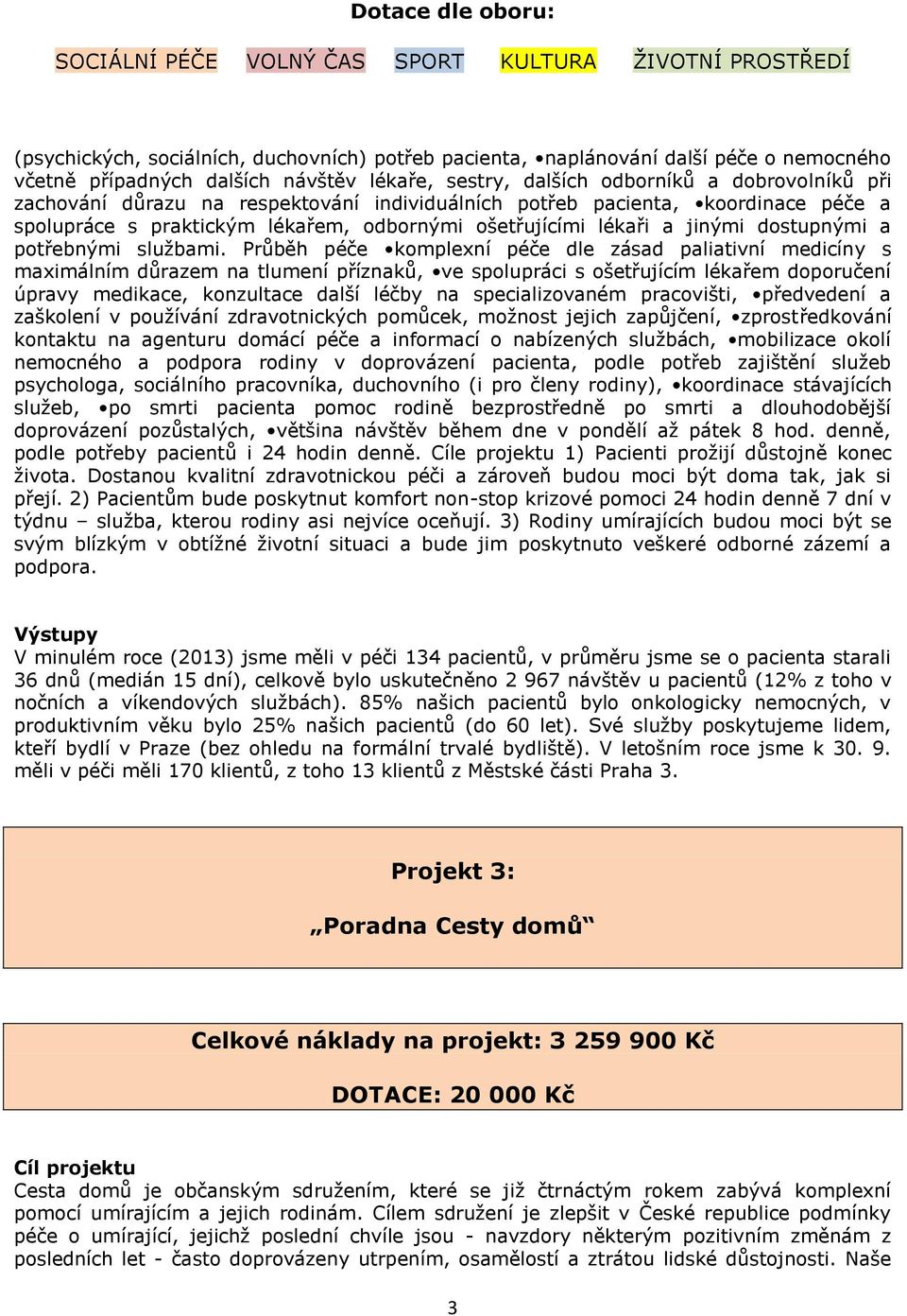 Průběh péče komplexní péče dle zásad paliativní medicíny s maximálním důrazem na tlumení příznaků, ve spolupráci s ošetřujícím lékařem doporučení úpravy medikace, konzultace další léčby na