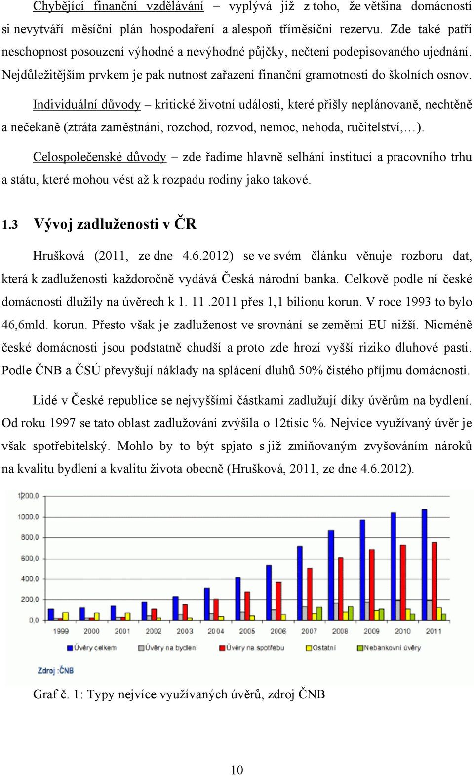 Individuální důvody kritické ţivotní události, které přišly neplánovaně, nechtěně a nečekaně (ztráta zaměstnání, rozchod, rozvod, nemoc, nehoda, ručitelství, ).