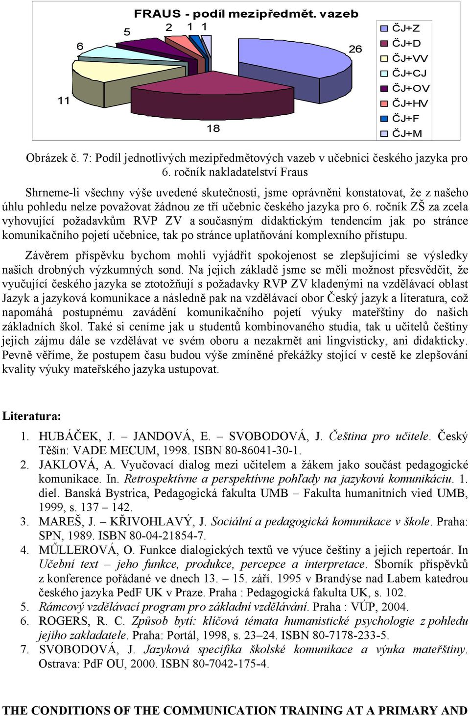 ročník ZŠ za zcela vyhovující požadavkům RVP ZV a současným didaktickým tendencím jak po stránce komunikačního pojetí učebnice, tak po stránce uplatňování komplexního přístupu.