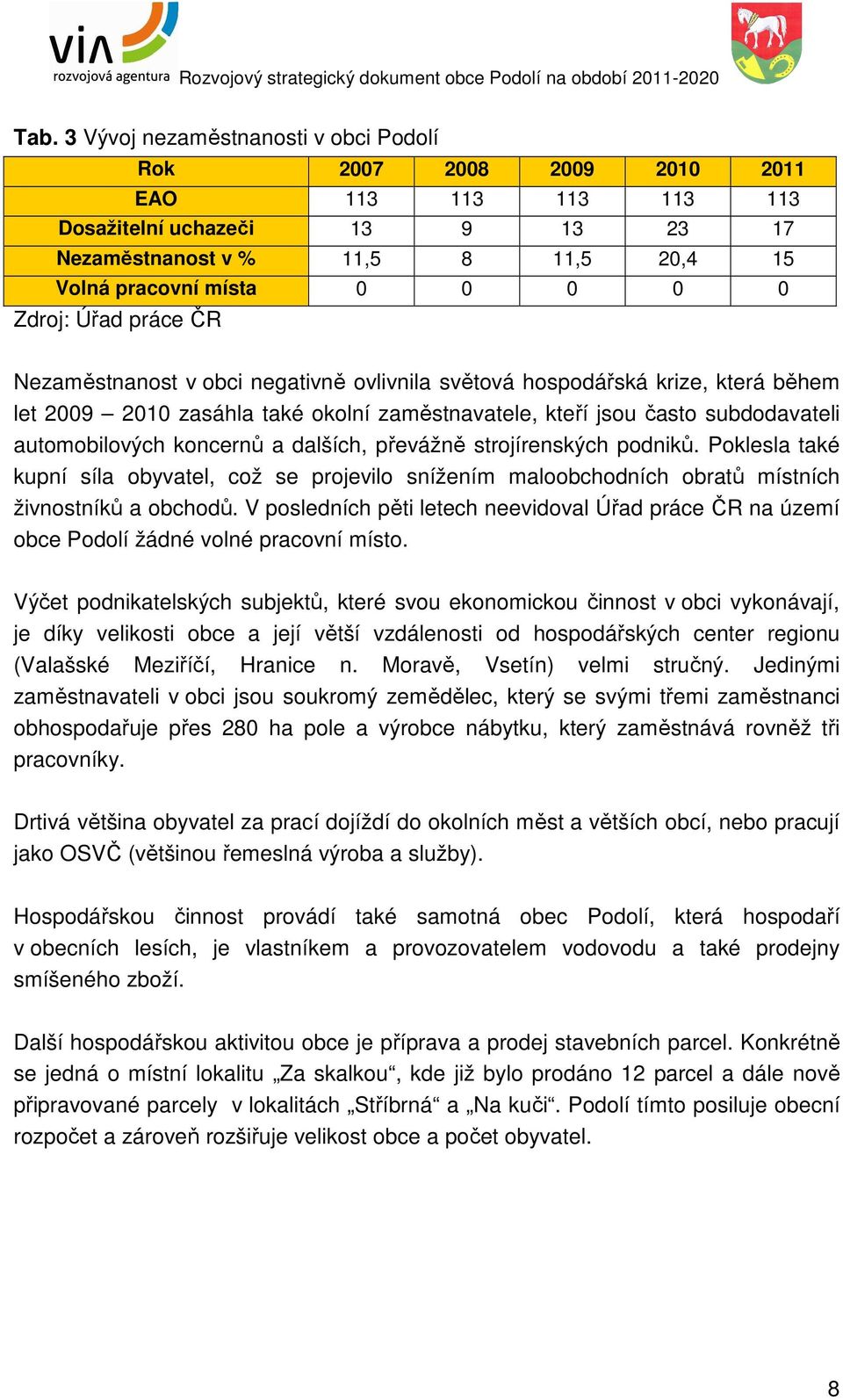 koncernů a dalších, převážně strojírenských podniků. Poklesla také kupní síla obyvatel, což se projevilo snížením maloobchodních obratů místních živnostníků a obchodů.