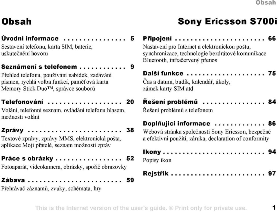 .................. 20 Volání, telefonní seznam, ovládání telefonu hlasem, možnosti volání Zprávy.