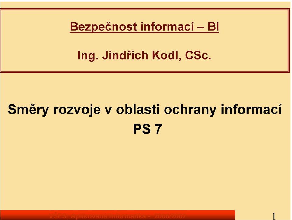 Jindřich Kodl, CSc.