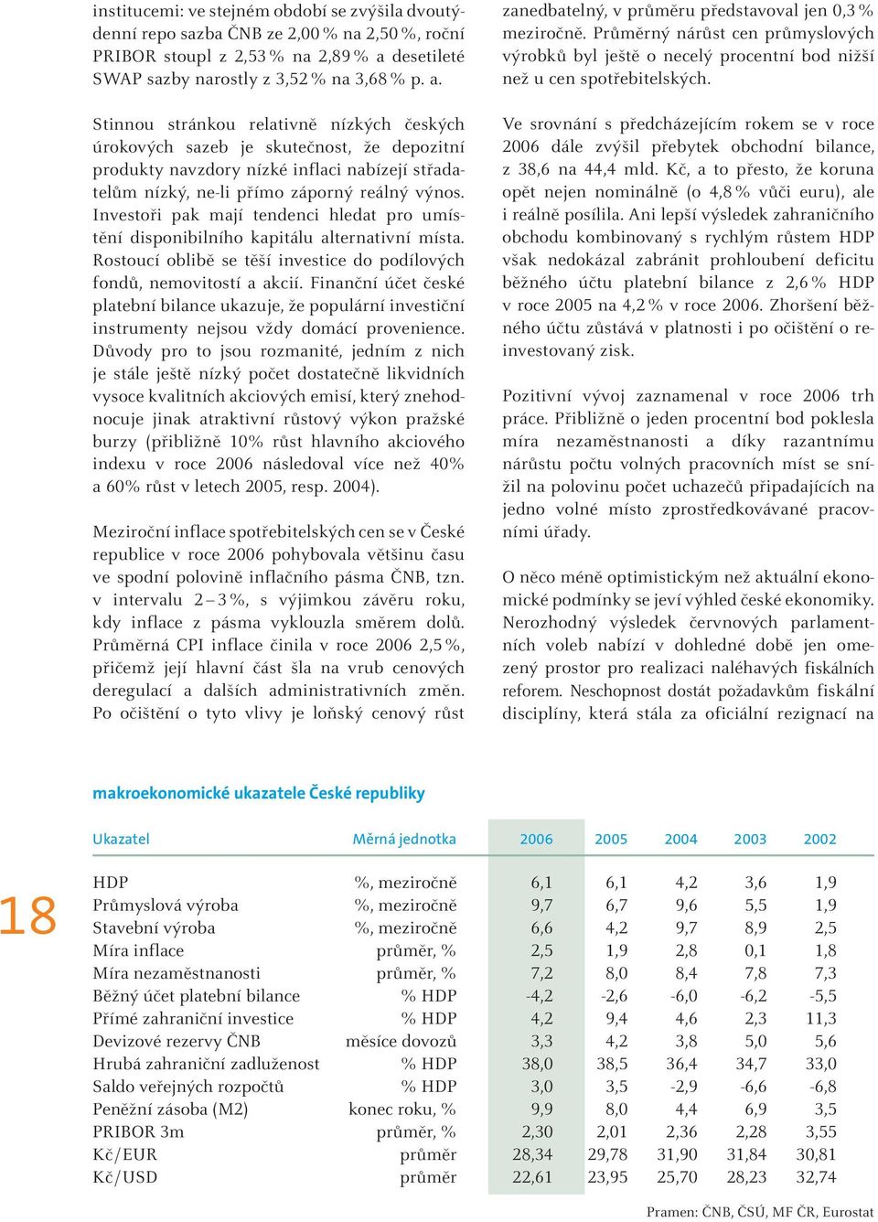 Stinnou stránkou relativně nízkých českých úrokových sazeb je skutečnost, že depozitní produkty navzdory nízké inflaci nabízejí střadatelům nízký, ne-li přímo záporný reálný výnos.