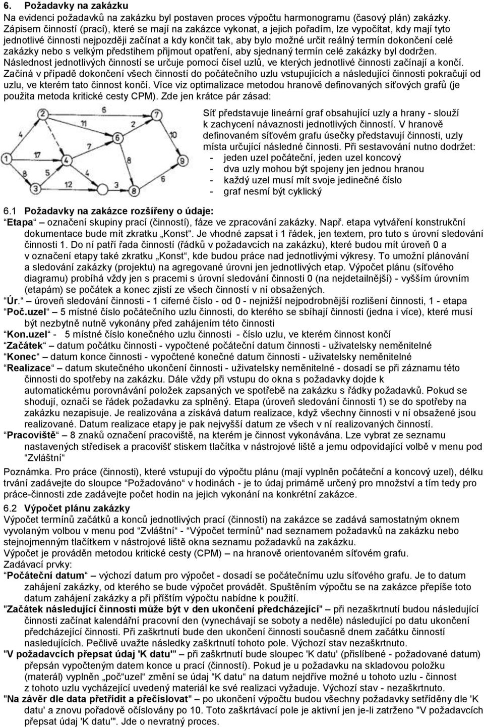 dokončení celé zakázky nebo s velkým předstihem přijmout opatření, aby sjednaný termín celé zakázky byl dodržen.