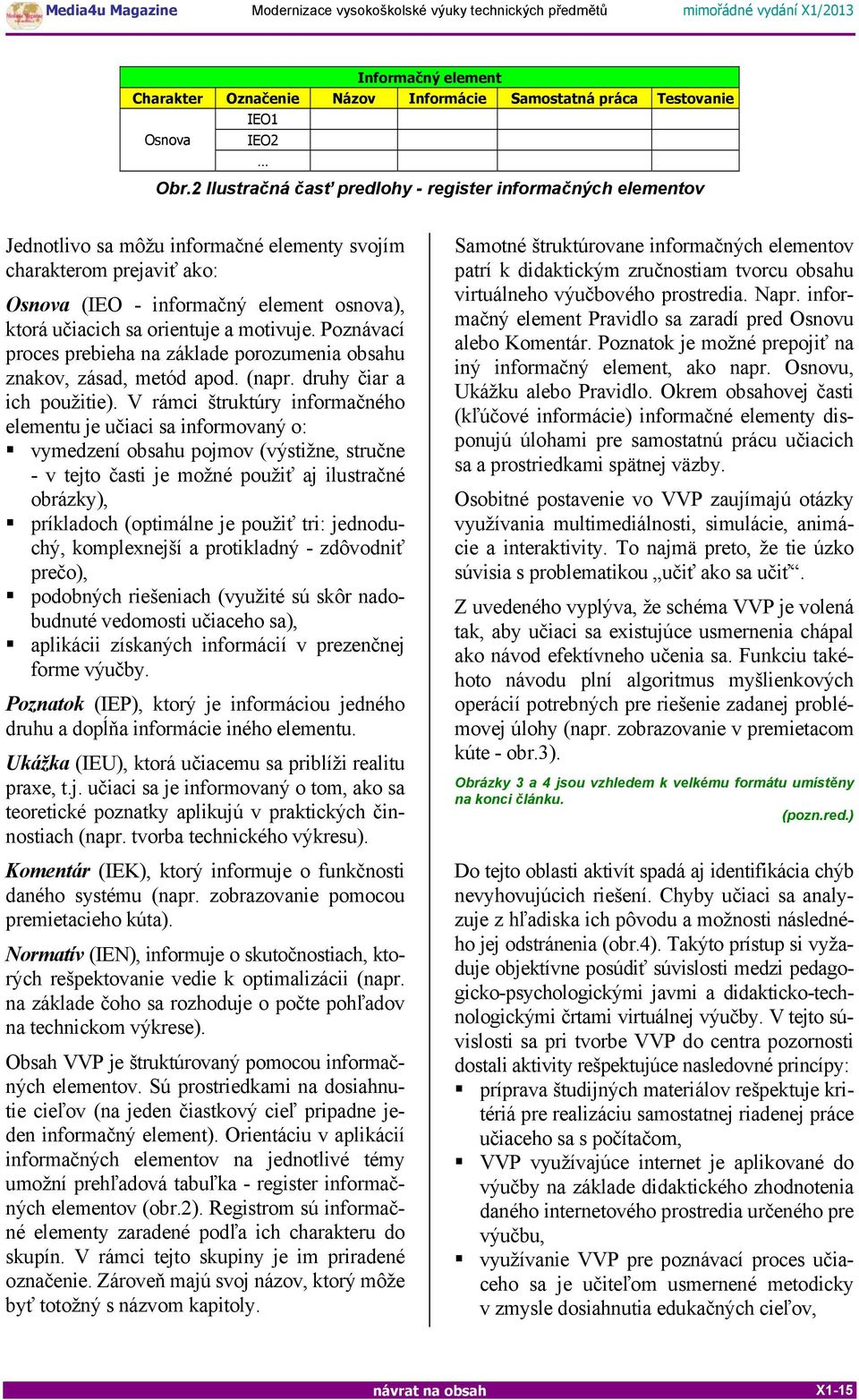 orientuje a motivuje. Poznávací proces prebieha na základe porozumenia obsahu znakov, zásad, metód apod. (napr. druhy čiar a ich použitie).