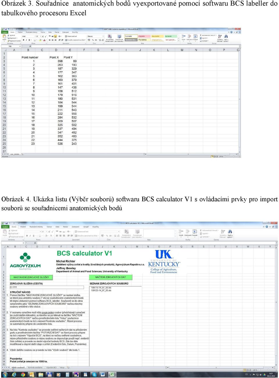 labeller do tabulkového procesoru Excel Obrázek 4.