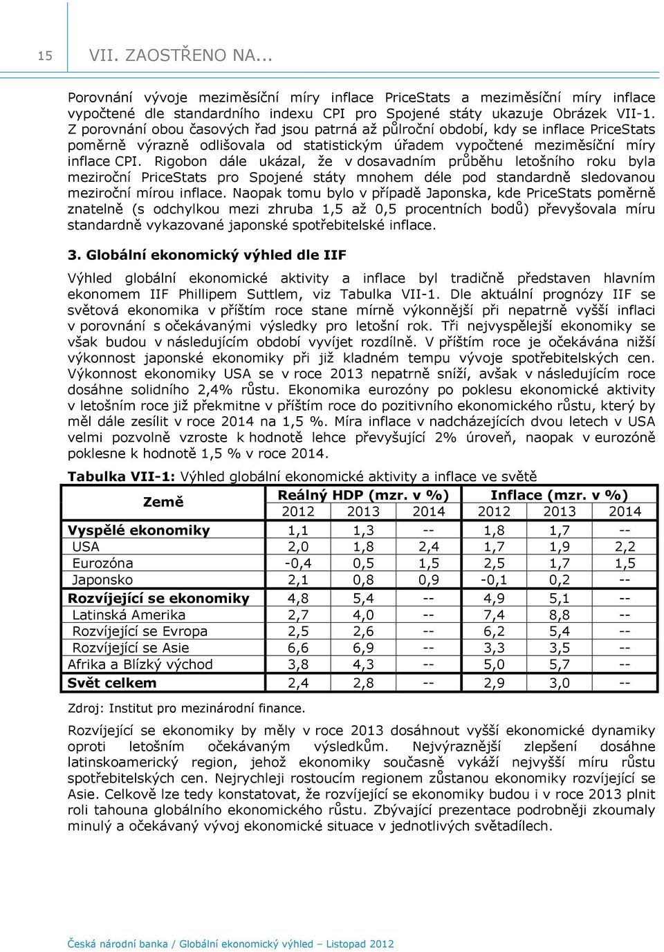 Rigobon dále ukázal, že v dosavadním průběhu letošního roku byla meziroční PriceStats pro Spojené státy mnohem déle pod standardně sledovanou meziroční mírou inflace.