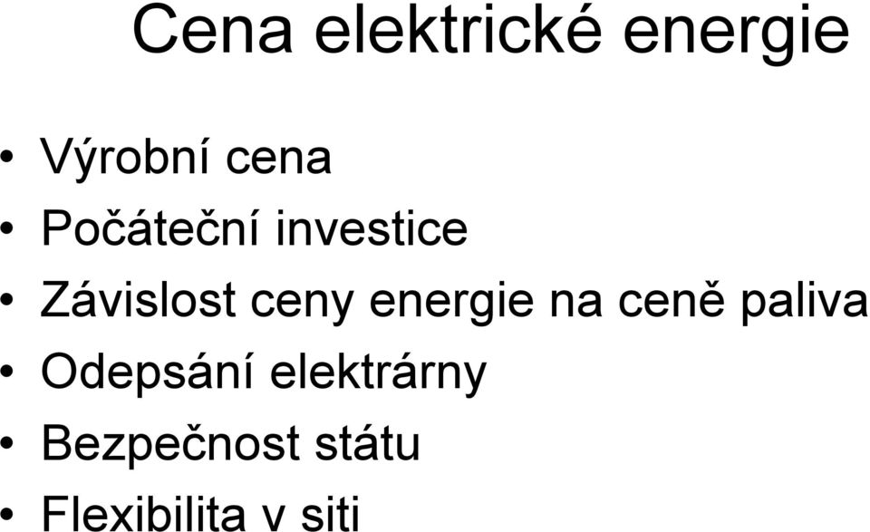 energie na ceně paliva Odepsání