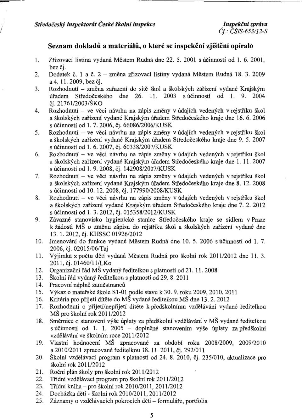 ll. 2003 s účinností od I. 9. 2004 čj. 21761/2003/ŠKO 4.