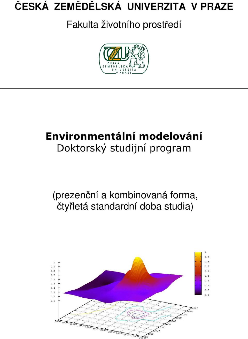 modelování Doktorský studijní program