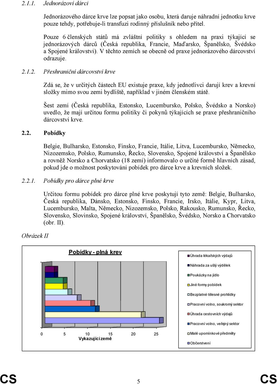 V těchto zemích se obecně od praxe jednorázového dárcovství odrazuje. 2.