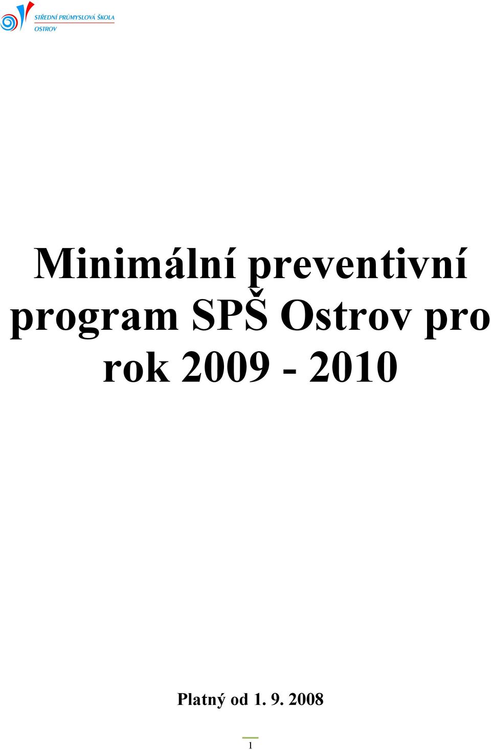 SPŠ Ostrov pro rok