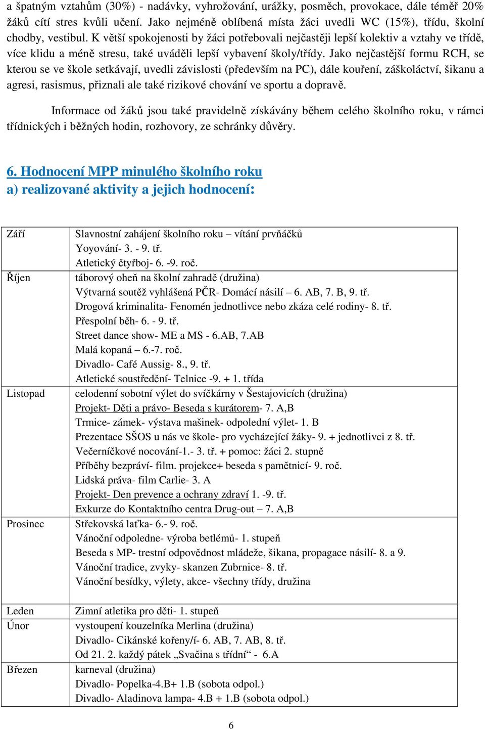 K větší spokojenosti by žáci potřebovali nejčastěji lepší kolektiv a vztahy ve třídě, více klidu a méně stresu, také uváděli lepší vybavení školy/třídy.