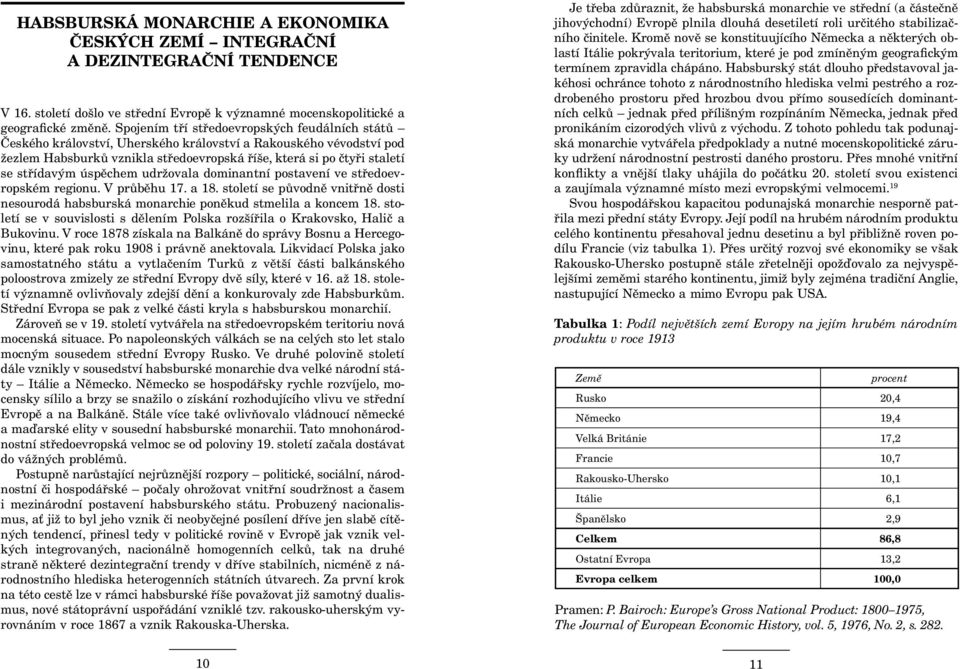 úspěchem udržovala dominantní postavení ve středoevropském regionu. V průběhu 17. a 18. století se původně vnitřně dosti nesourodá habsburská monarchie poněkud stmelila a koncem 18.