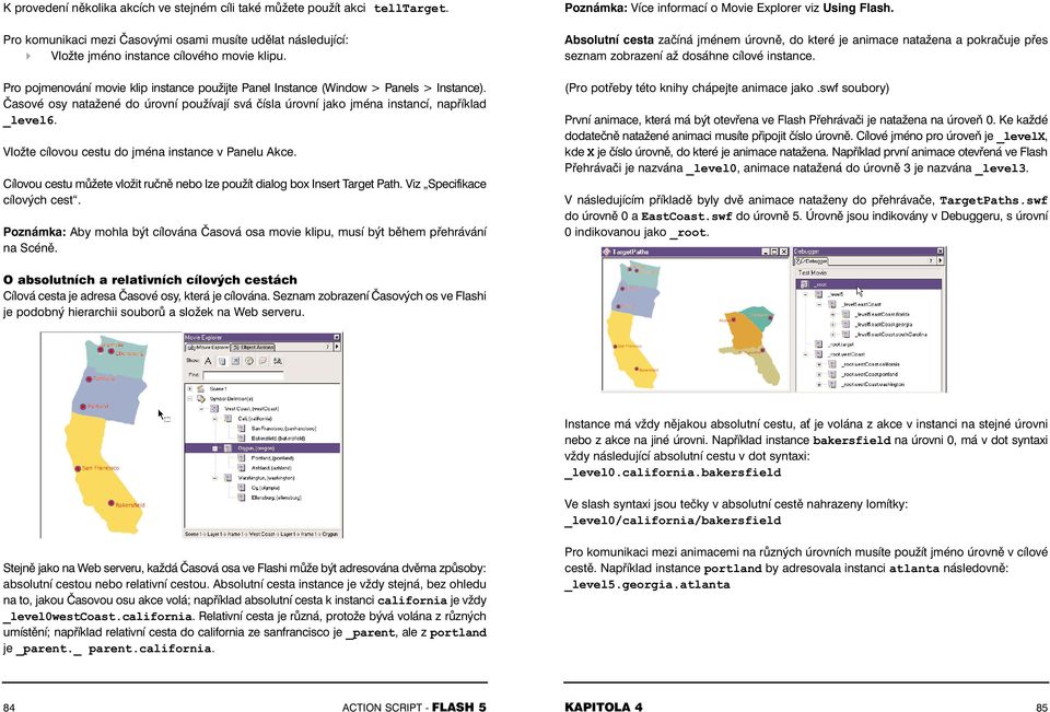 Vložte cílovou cestu do jména instance v Panelu Akce. Cílovou cestu můžete vložit ručně nebo lze použít dialog box Insert Target Path. Viz Specifikace cílových cest.