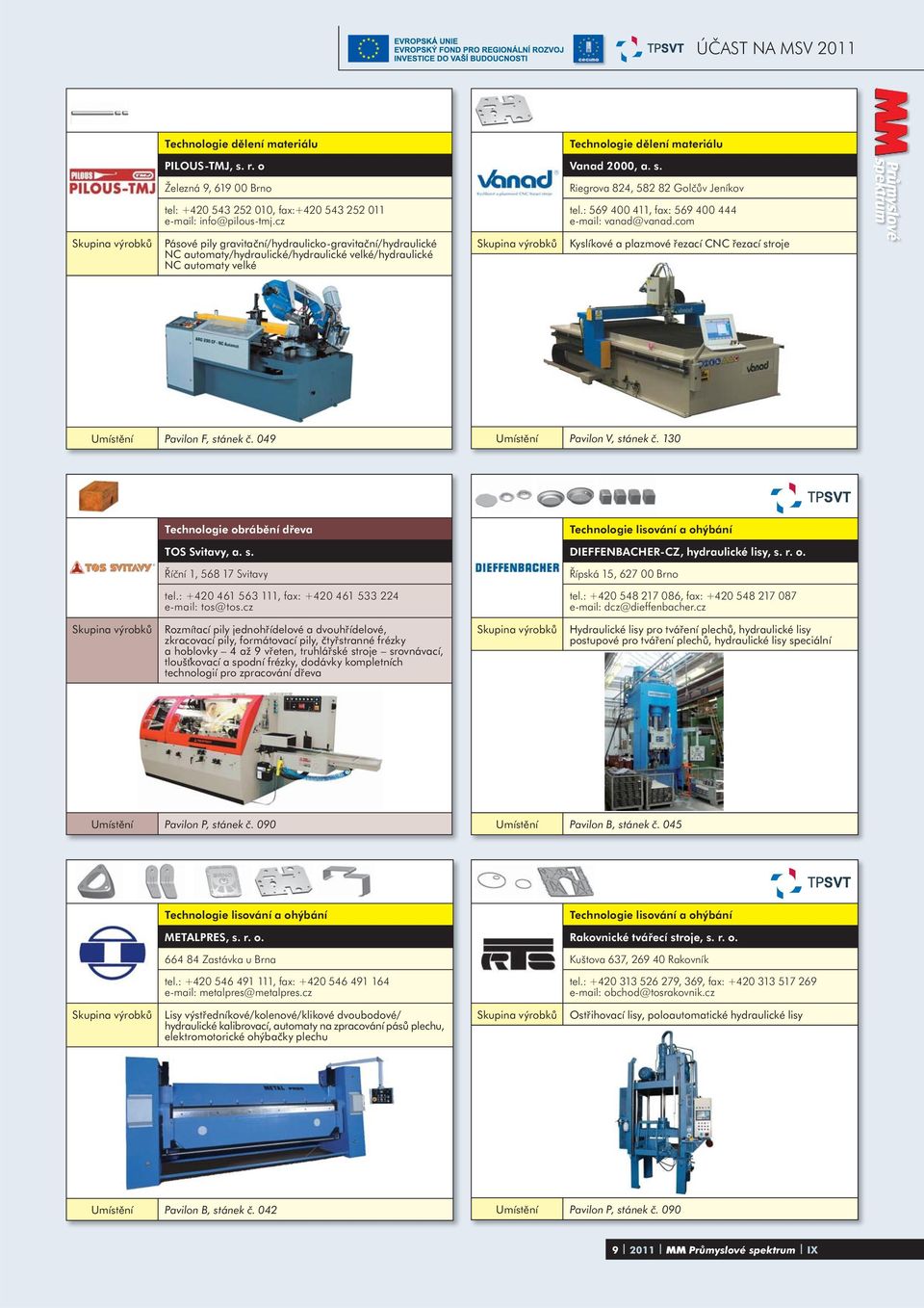 com Pásové pily gravitační/hydraulicko-gravitační/hydraulické NC automaty/hydraulické/hydraulické velké/hydraulické NC automaty velké Kyslíkové a plazmové řezací CNC řezací stroje Umístění Pavilon F,