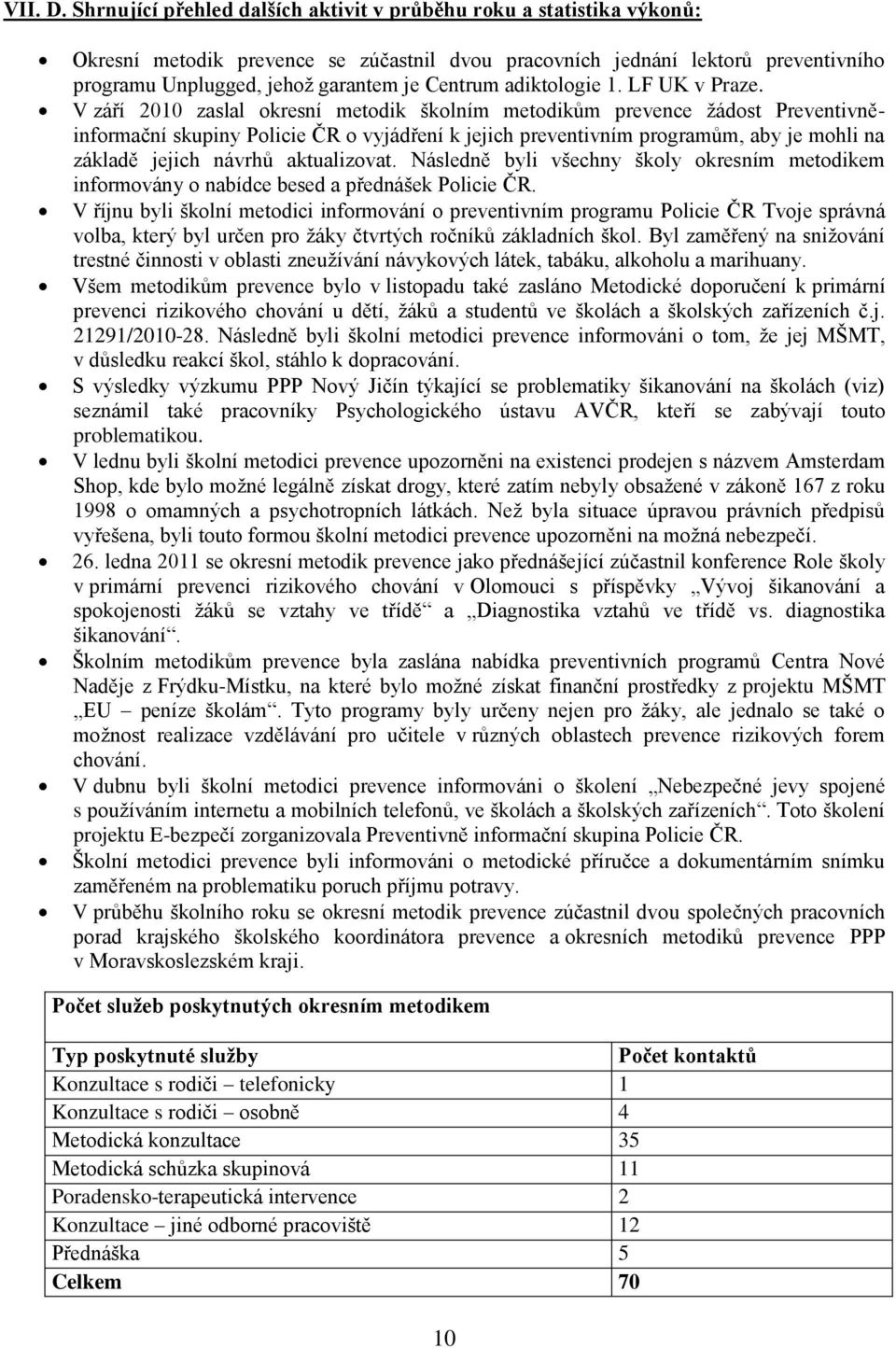 adiktologie 1. LF UK v Praze.