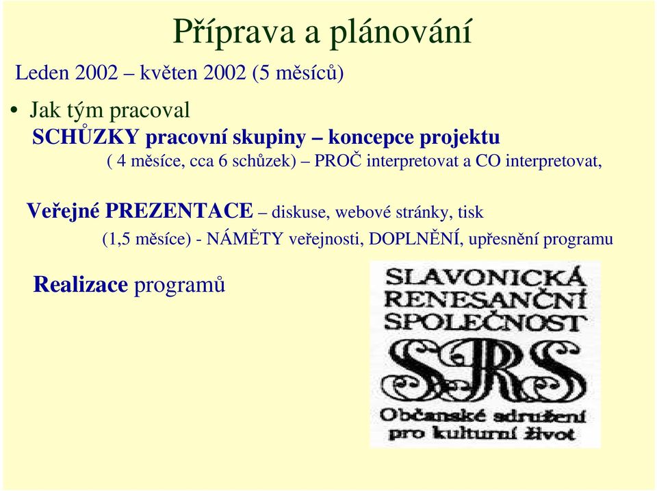 interpretovat a CO interpretovat, Veřejné PREZENTACE diskuse, webové stránky,