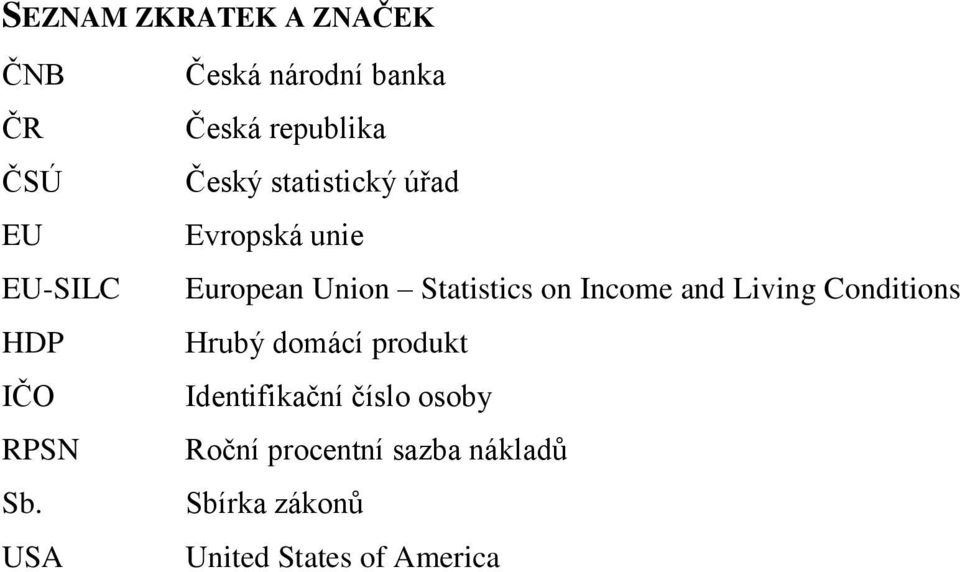 European Union Statistics on Income and Living Conditions Hrubý domácí produkt