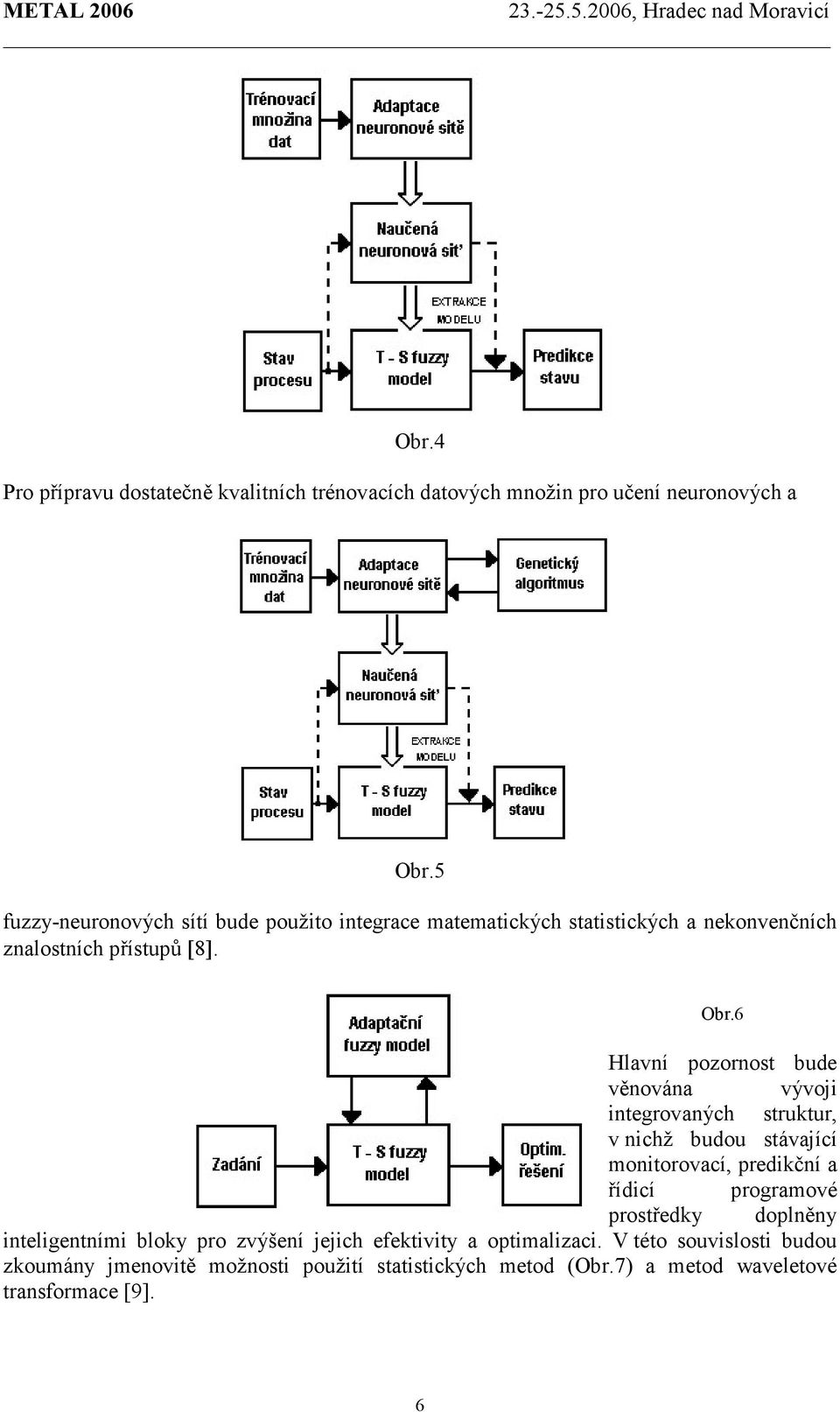 6 Hlavní pozornost bude věnována vývoji integrovaných struktur, v nichž budou stávající monitorovací, predikční a řídicí programové