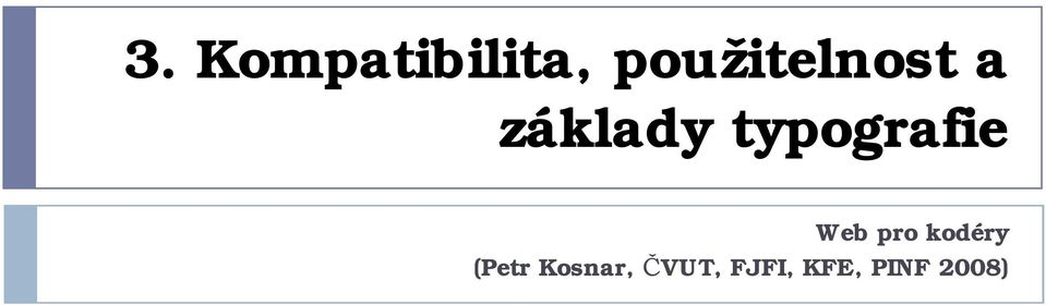 základy typografie