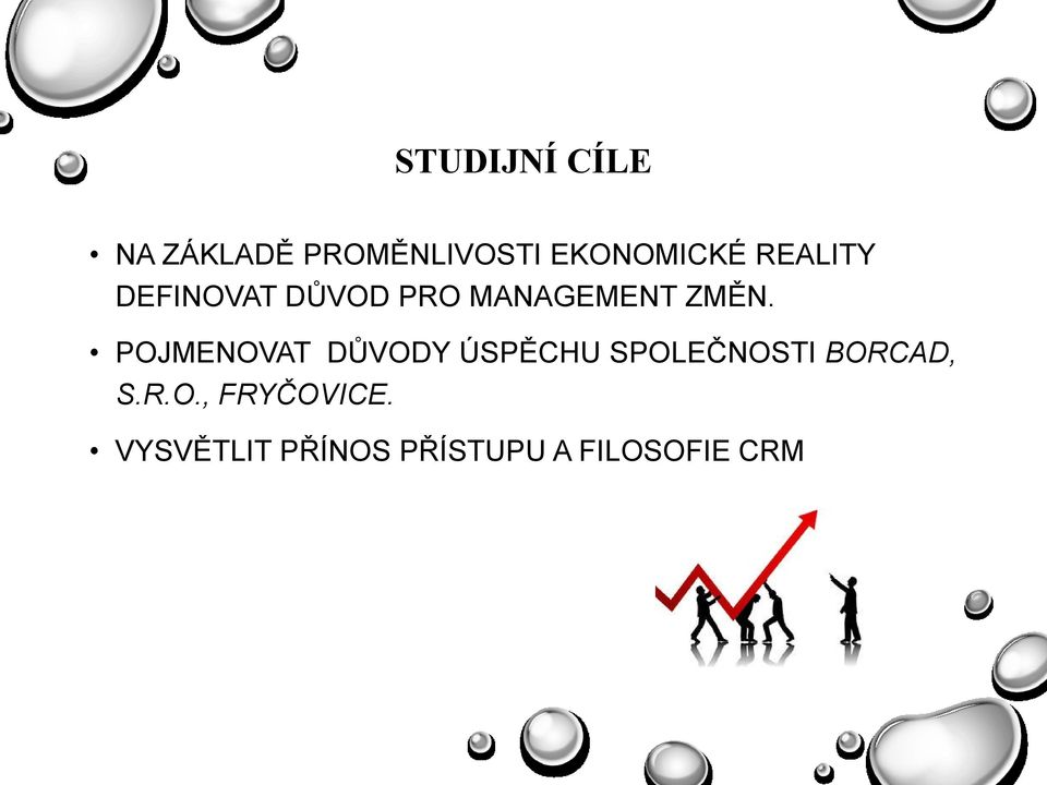 POJMENOVAT DŮVODY ÚSPĚCHU SPOLEČNOSTI BORCAD, S.R.O., FRYČOVICE.