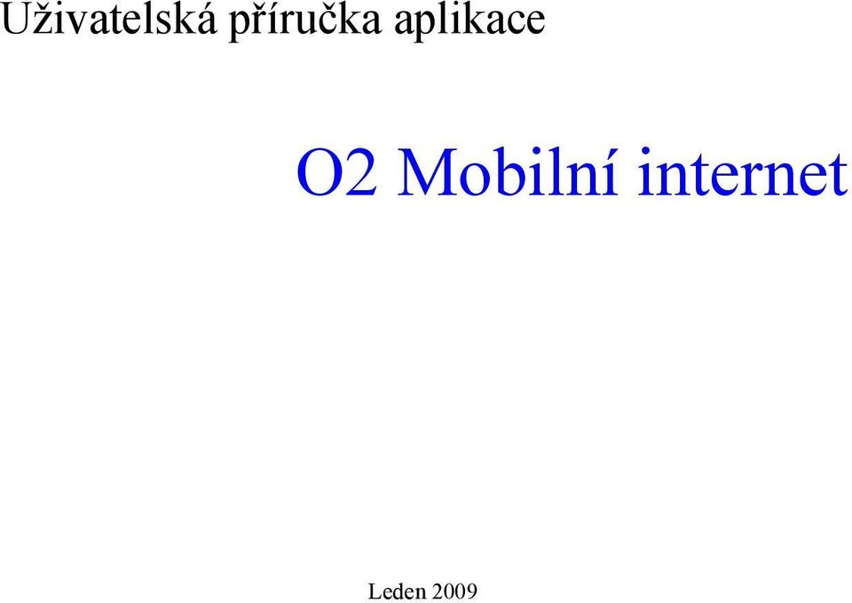 aplikace O2