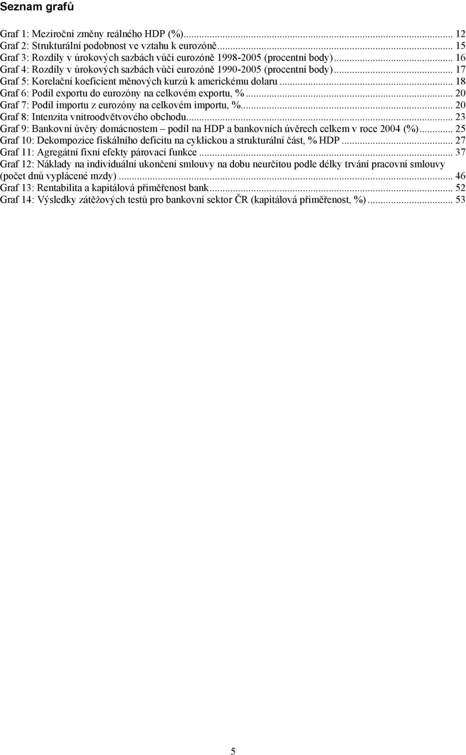 .. 18 Graf 6: Podíl exportu do eurozóny na celkovém exportu, %... 20 Graf 7: Podíl importu z eurozóny na celkovém importu, %... 20 Graf 8: Intenzita vnitroodvětvového obchodu.