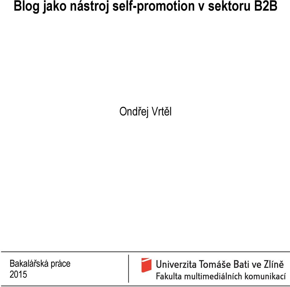 sektoru B2B Ondřej