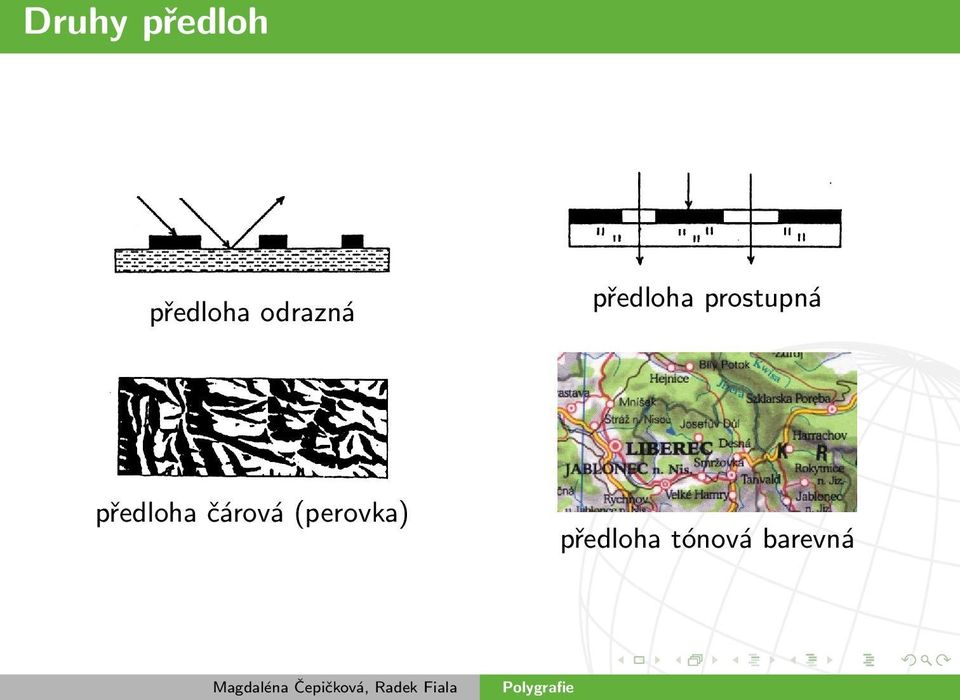 prostupná předloha