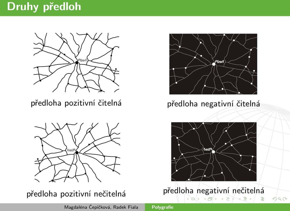 čitelná Plzeň Plzeň předloha