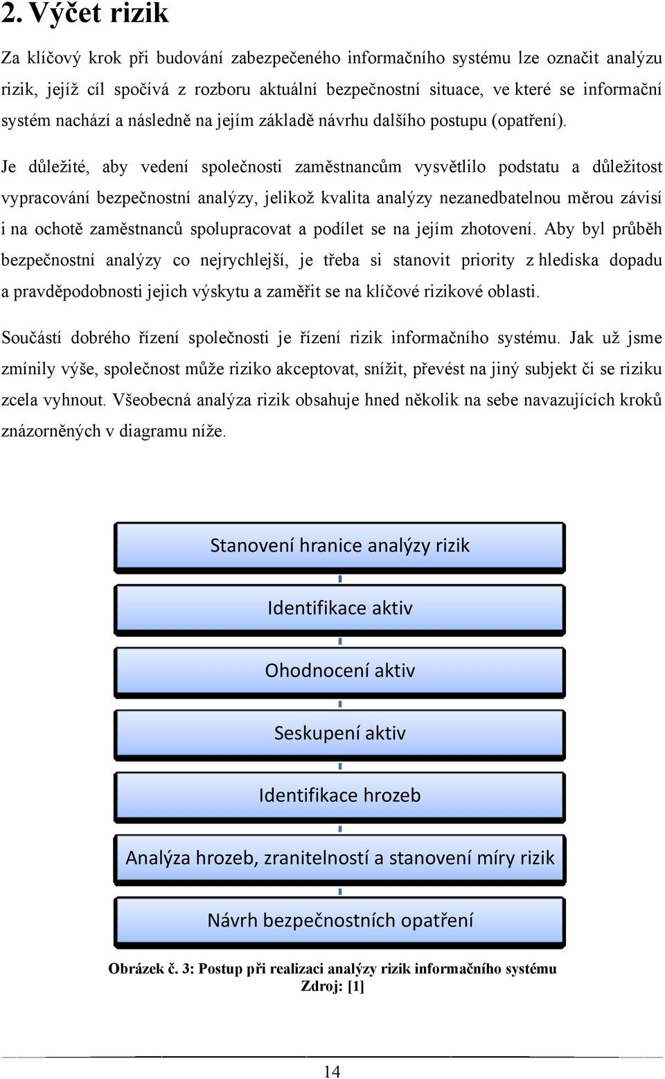 Je důleţité, aby vedení společnosti zaměstnancům vysvětlilo podstatu a důleţitost vypracování bezpečnostní analýzy, jelikoţ kvalita analýzy nezanedbatelnou měrou závisí i na ochotě zaměstnanců