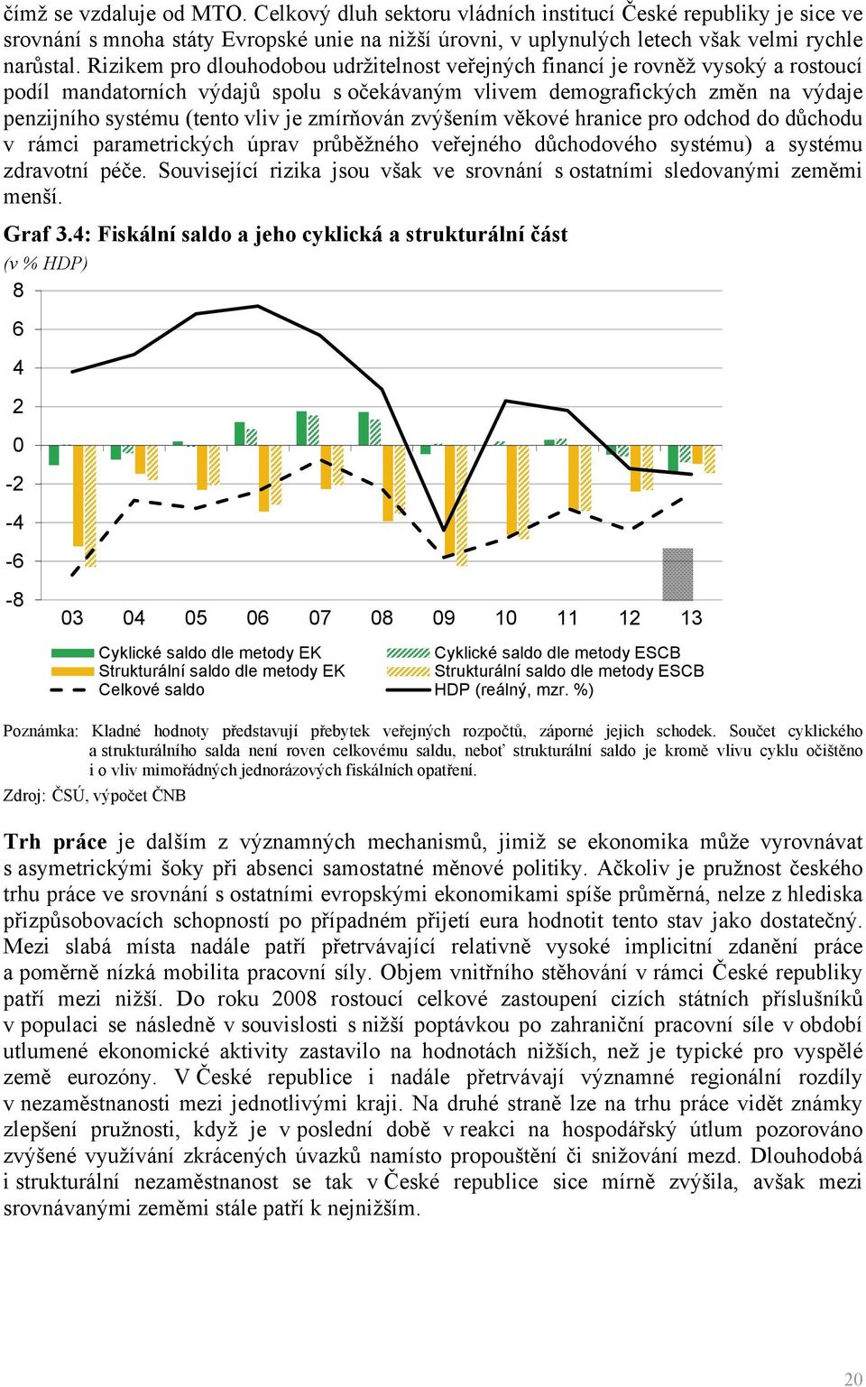 zmírňován zvýšením věkové hranice pro odchod do důchodu v rámci parametrických úprav průběžného veřejného důchodového systému) a systému zdravotní péče.