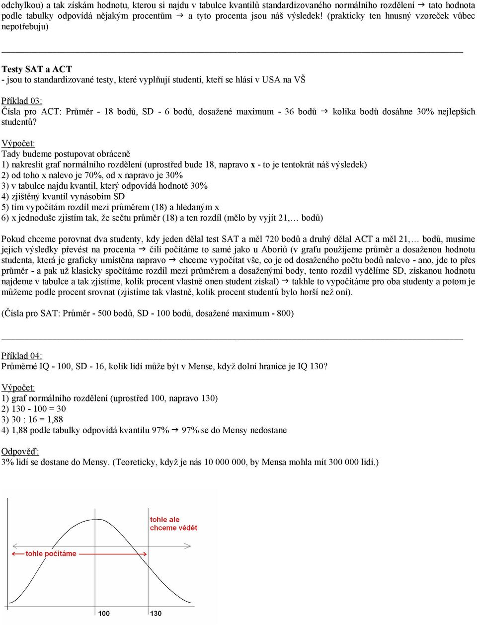 - 6 bodů, dosažené maximum - 36 bodů kolika bodů dosáhne 30% nejlepších studentů?