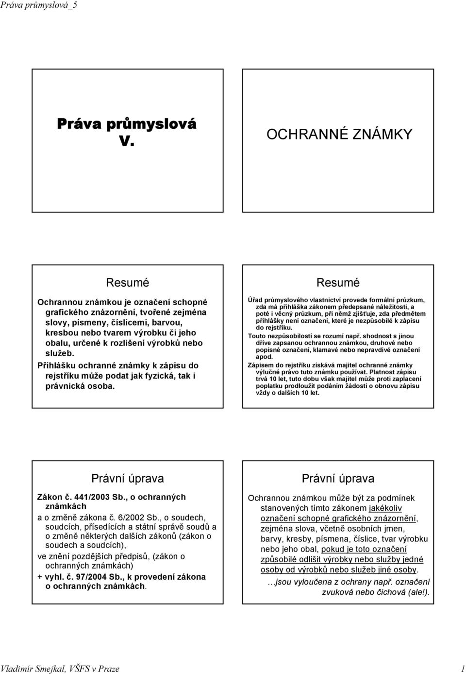 výrobků nebo služeb. Přihlášku ochranné známky k zápisu do rejstříku může podat jak fyzická, tak i právnická osoba.