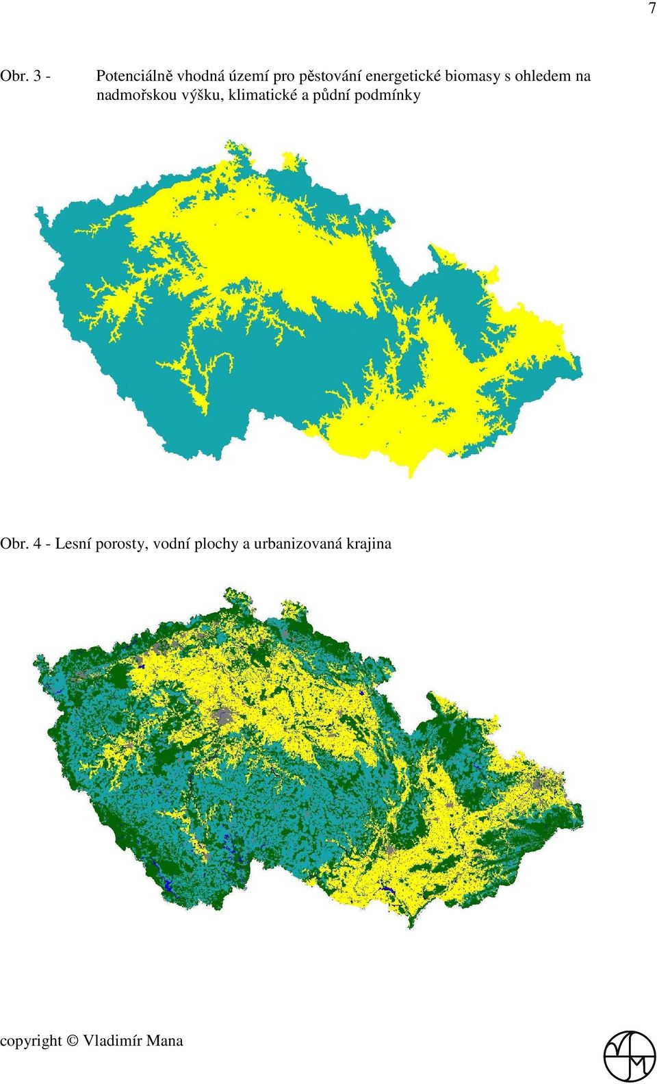 energetické biomasy s ohledem na nadmořskou