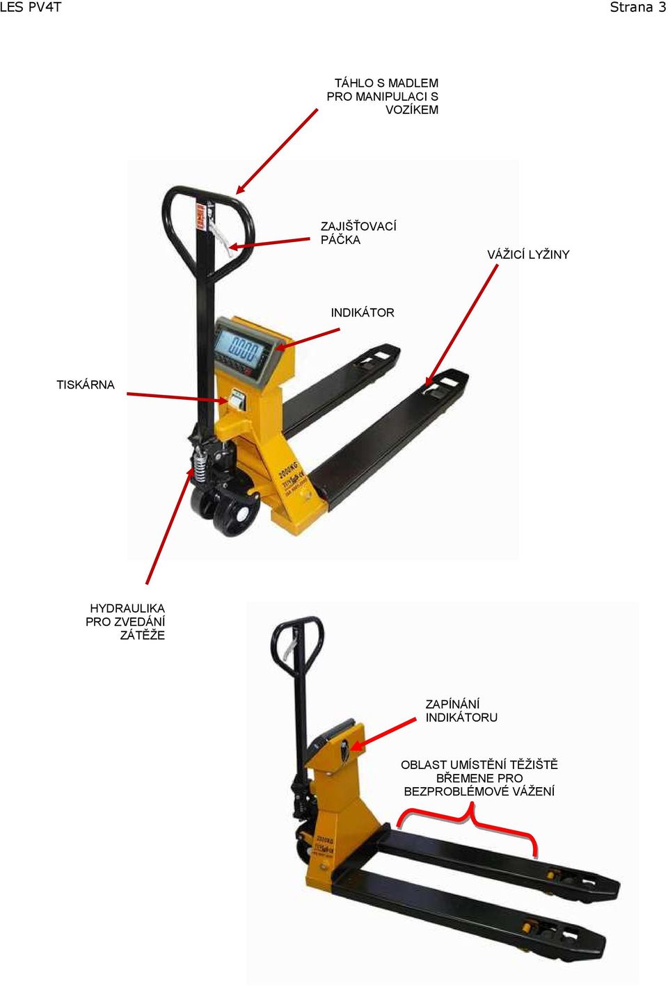 TISKÁRNA HYDRAULIKA PRO ZVEDÁNÍ ZÁTĚŽE ZAPÍNÁNÍ