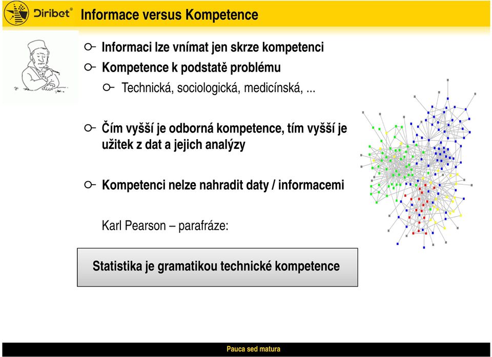 .. Čím vyšší je odborná kompetence, tím vyšší je užitek z dat a jejich analýzy