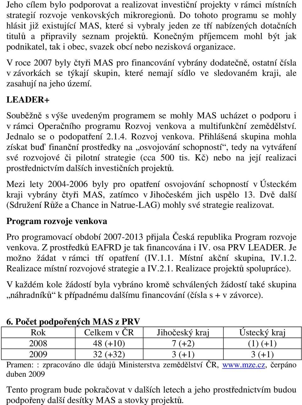 Konečným příjemcem mohl být jak podnikatel, tak i obec, svazek obcí nebo nezisková organizace.