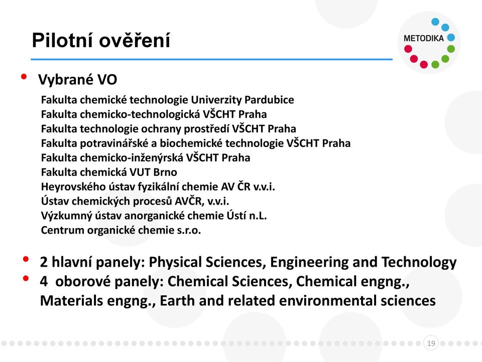 fyzikální chemie AV ČR v.v.i. Ústav chemických proc