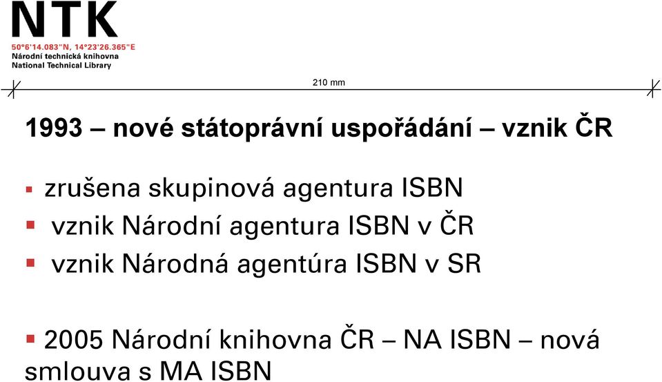 agentura ISBN v ČR vznik Národná agentúra ISBN v