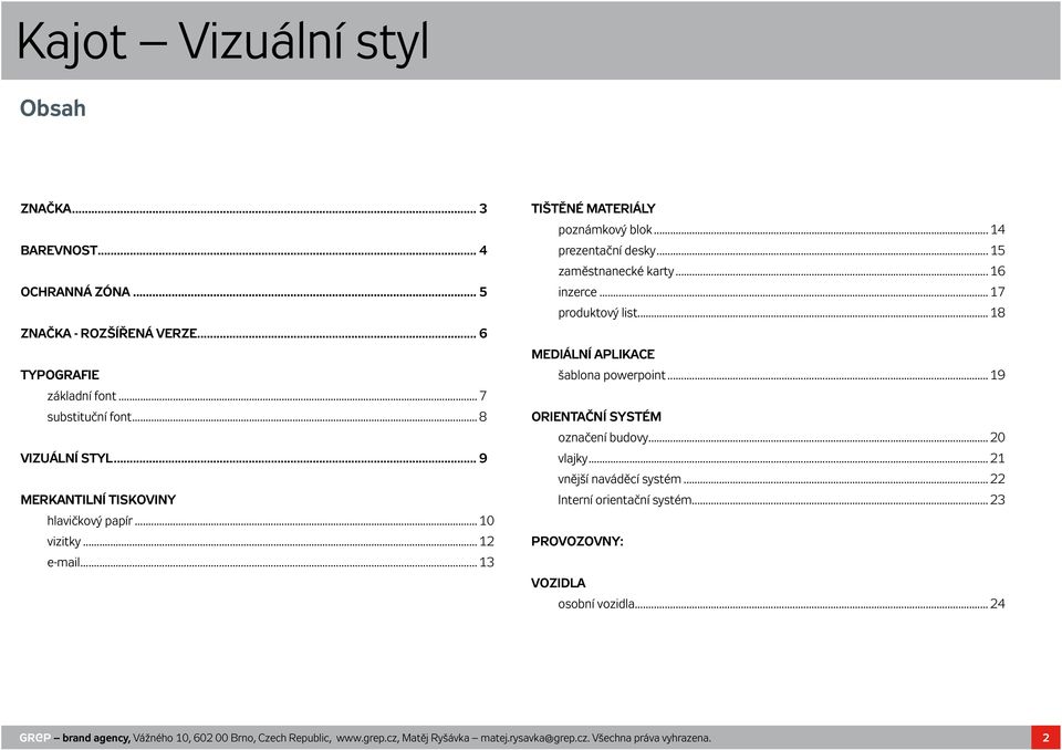 .. 14 prezentační desky... 15 zaměstnanecké karty... 16 inzerce... 17 produktový list... 18 Mediální aplikace šablona powerpoint.