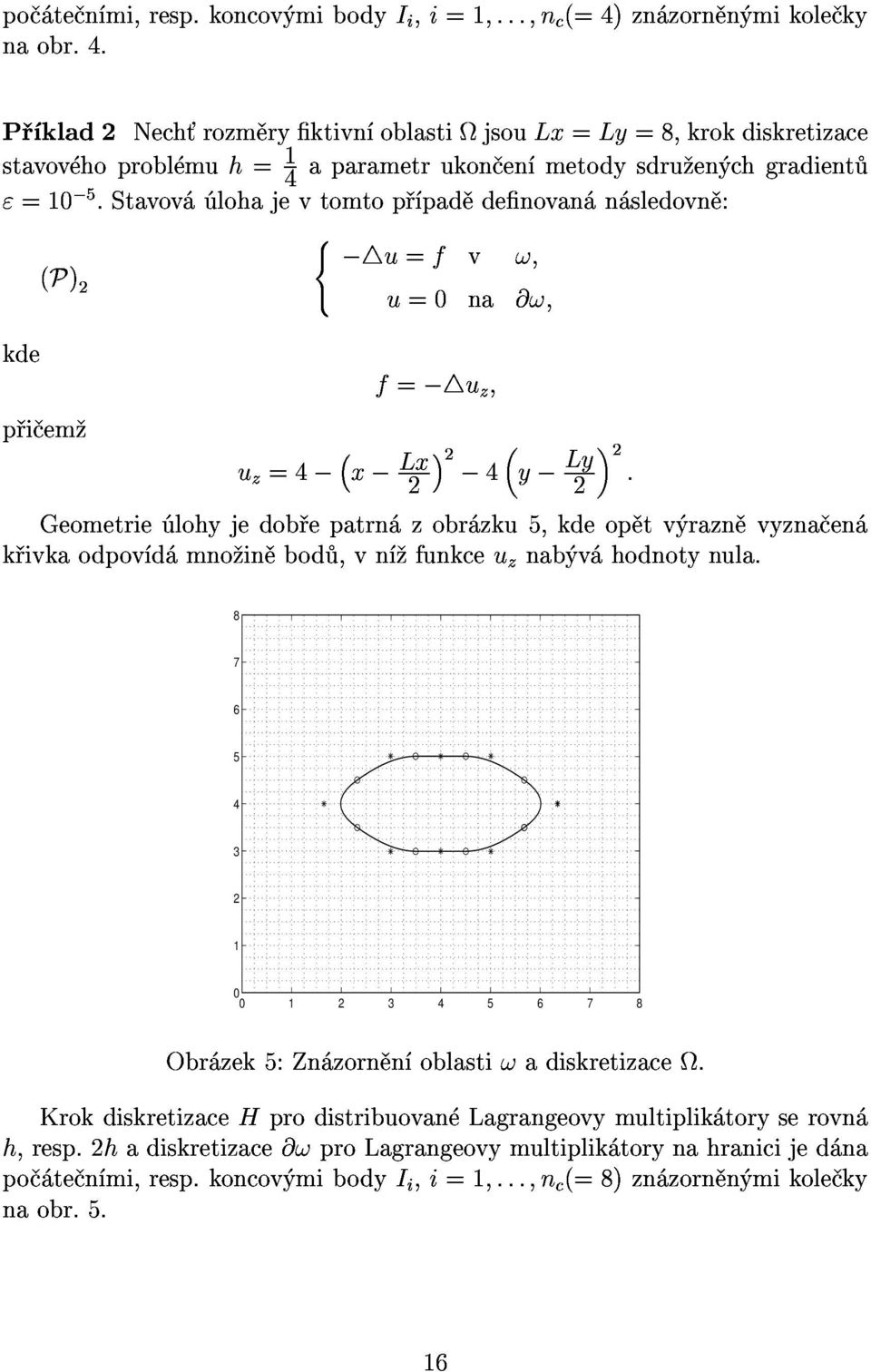 "=10?5.Stavov lohajevtomtop pad denovan n sledovn : (P) 8<:?4u=fv kde u=0na@!; p i em uz=4?x?lx f=?4uz; k ivkaodpov d mno in bod,vn funkceuznab v hodnotynula.